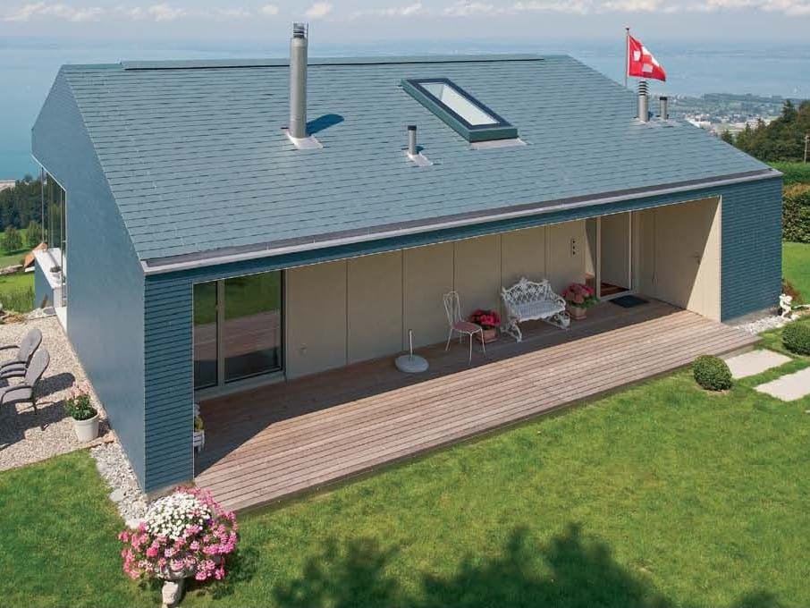 Фиброзно-бетонная кровельная панель и плита SWISSPEARL Swisspearl ® Roof ARCH-00065322 - Вид №1