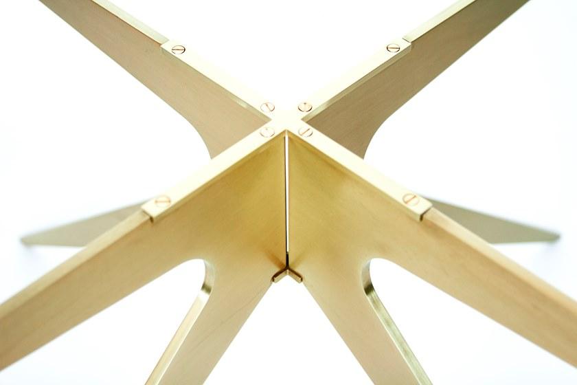 GABRIEL SCOTT Круглый журнальный столик из стали и стекла для гостиной Dean sun-id-1355246 - Вид №1