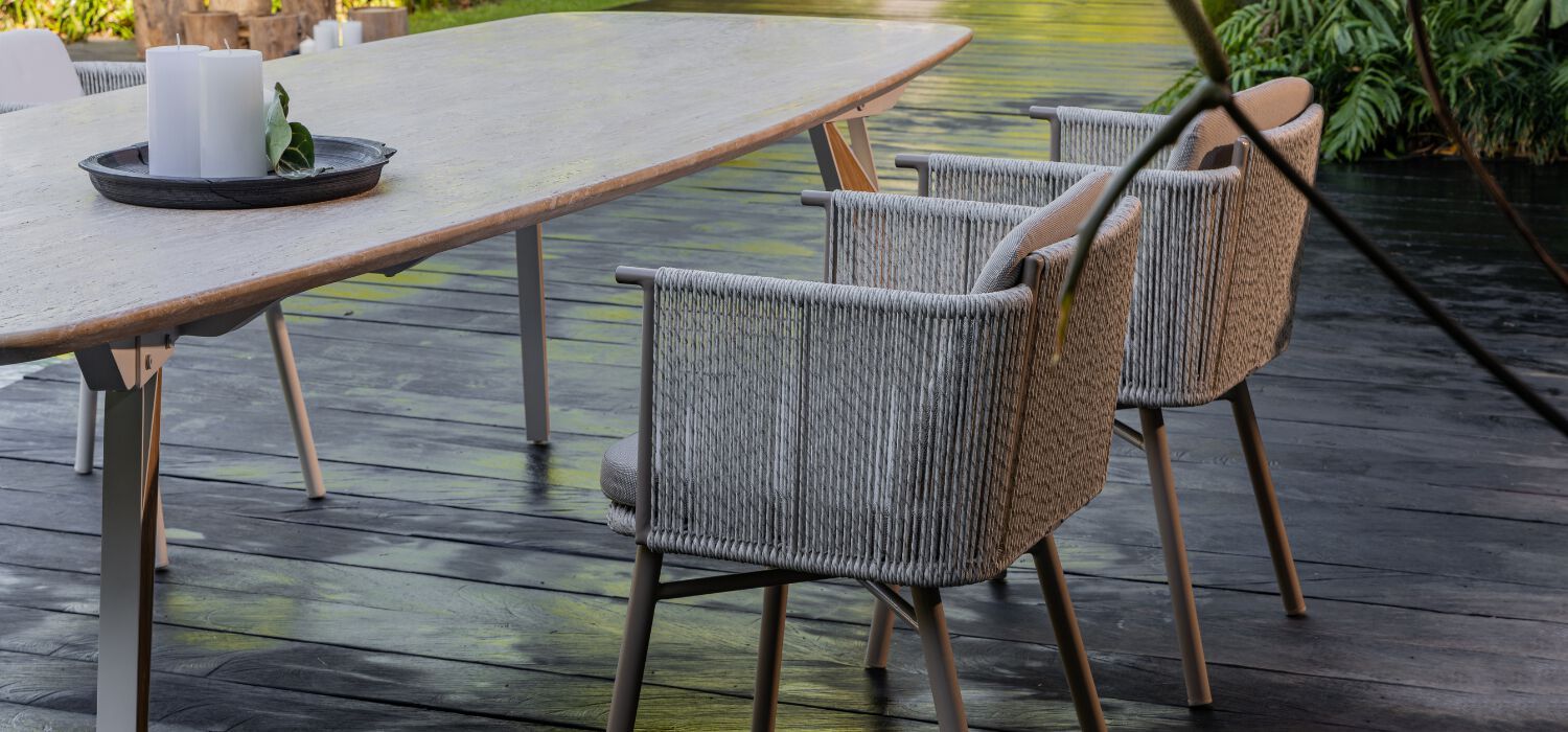 Веревочный садовый стул с подлокотниками cbdesign Kiki ARCH-00095578 - Вид №3