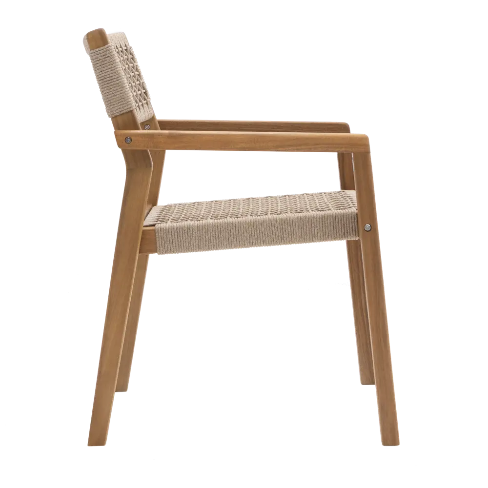 Кресло садовое Naterial Oasis 57x61x81 см акация цвет дерево 2 шт STLM-2014332 - Вид №3