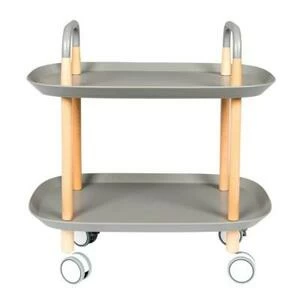 Стол сервировочный на колесиках Trolley, серая