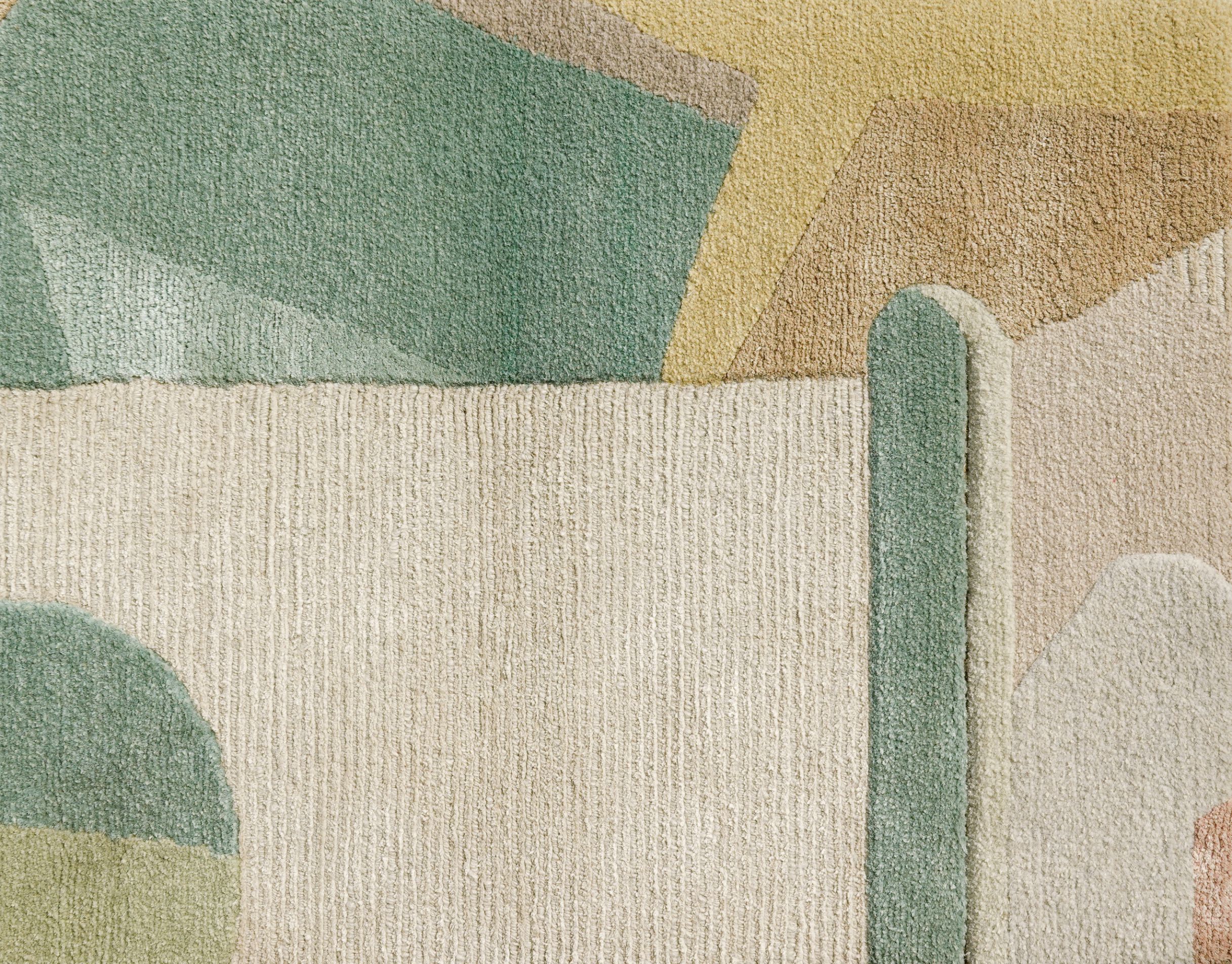 Прямоугольный ковер ручной работы Tapis Rouge абстракция ARCH-00149124 - Вид №3