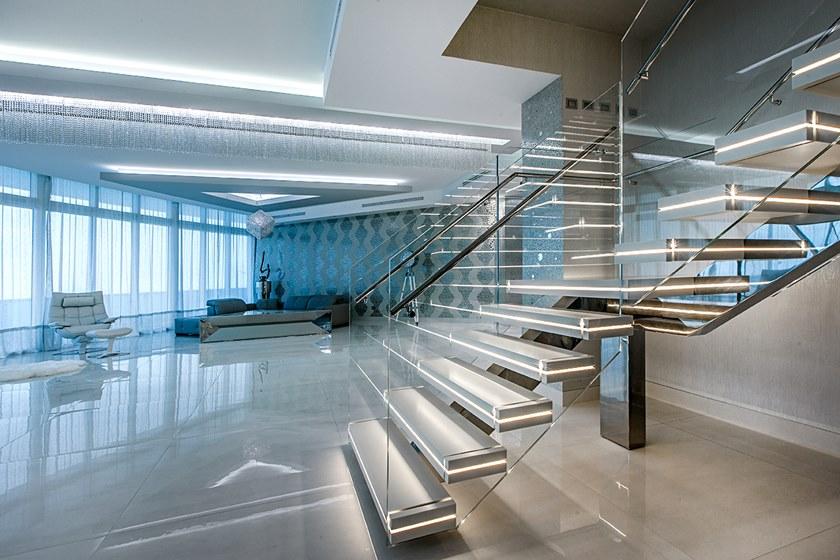 Officine Sandrini Открытая лестница из Corian® sun-id-1395612 - Вид №9