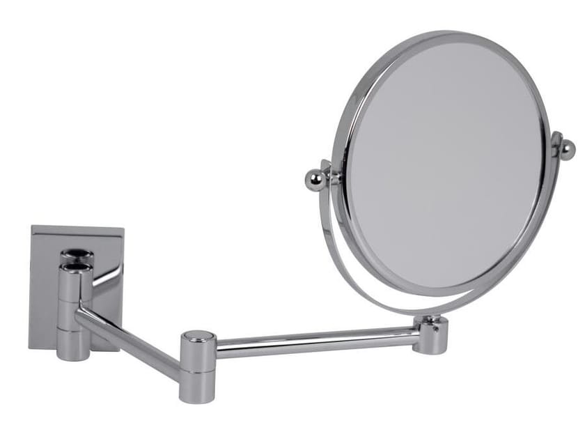 Настенное латунное двухстороннее круглое увеличительное зеркало Gaia Mobili Complements ARCH-00094270