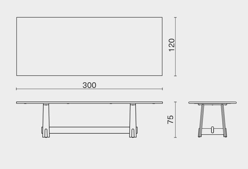 Деревянный стол District Eight Одетта ARCH-00004209 - Вид №12