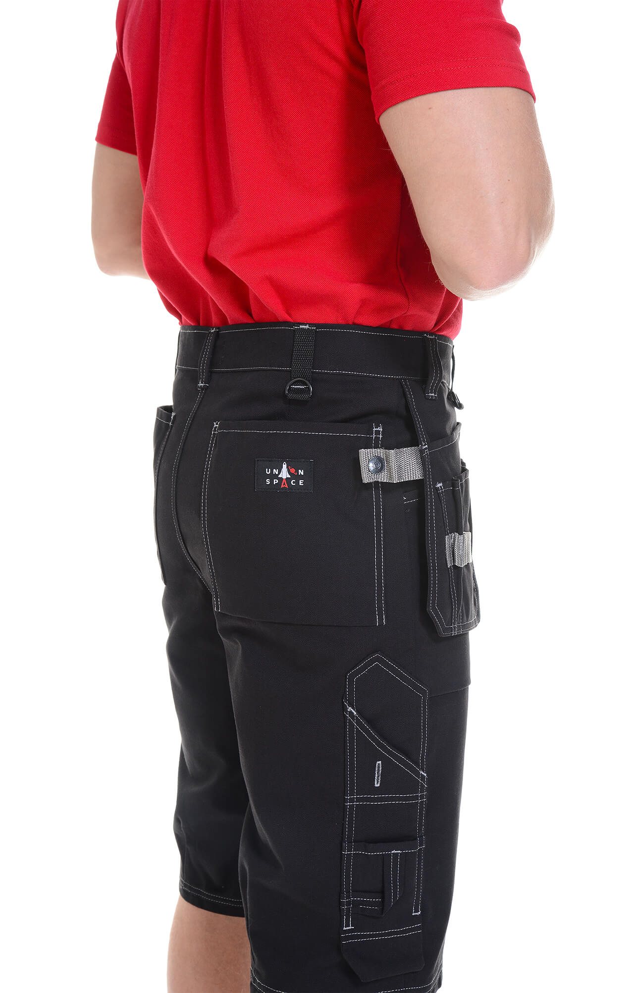 62880 Шорты  черные Union Space  Летняя спецодежда  размер 48-50/170-176  - Вид №9