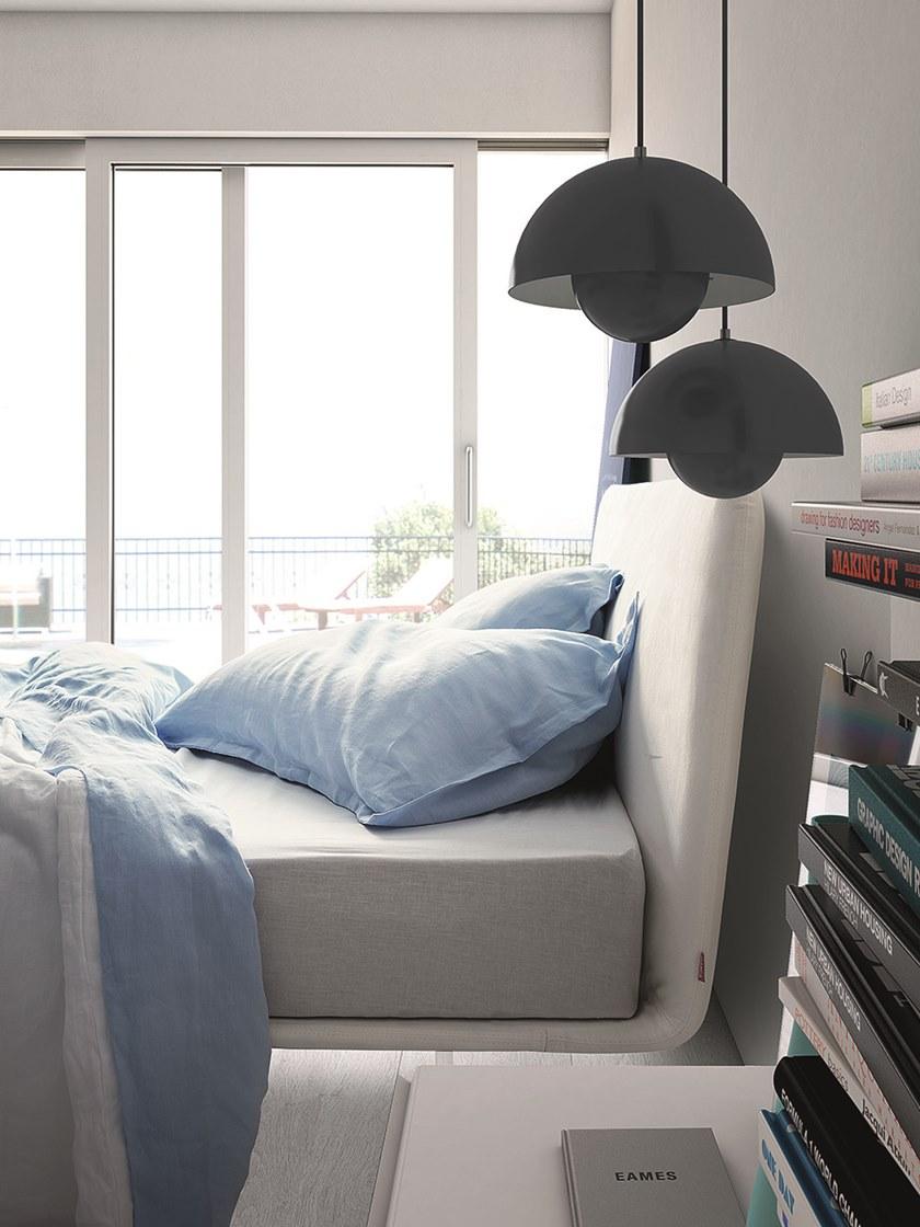 PIANCA Двуспальная кровать из ткани с мягким изголовьем sun-id-1448371 - Вид №4