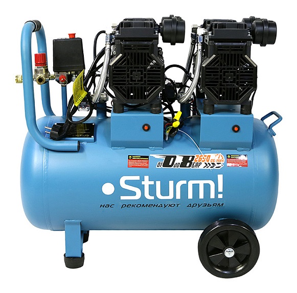 Компрессор поршневой безмасляный Sturm! AC93450OL 9070846 STDN-0123097 - Вид №1
