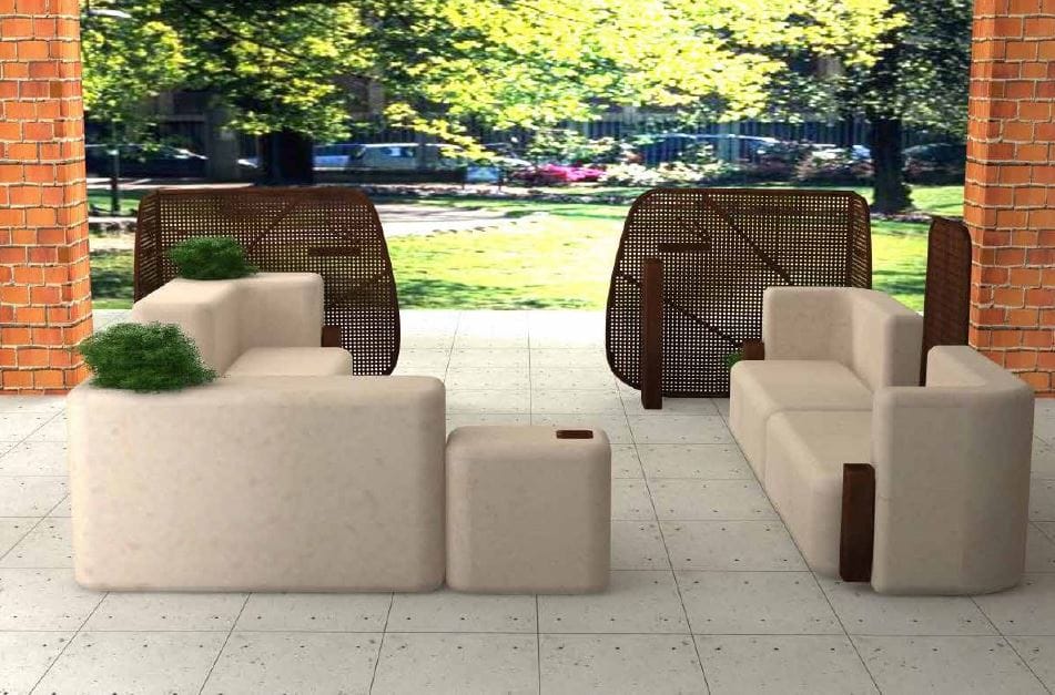 Реконструированная каменная скамья Viscio Urban Design ARCH-00130432