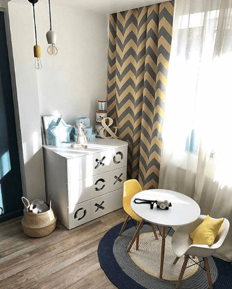 Комод детский с 3 ящиками и декором "Продленка" МАНДАРИН ПРОДЛЕНКА 178742 Белый;серый Santreyd  - Вид №6