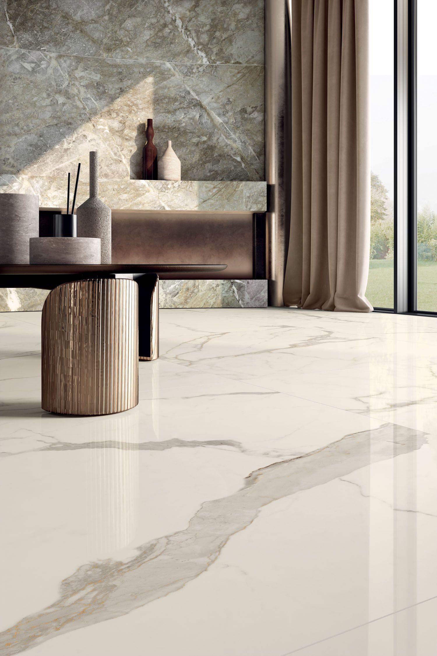 Керамогранит / напольное покрытие из ламинированного керамогранита с мраморным эффектом COTTO D'ESTE Starlight ARCH-00118724 - Вид №8