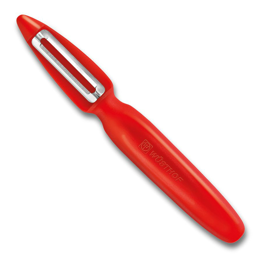 Нож для чистки овощей и фруктов Sharp Fresh Colourful с плавающим лезвием, красная рукоятка WUESTHOF W3071R7 - Вид №2