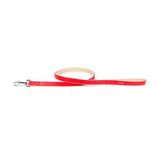 ПР0042700 Поводок для собак Brilliance без украшенийширина 18мм длина 122см красный COLLAR  - Вид №2