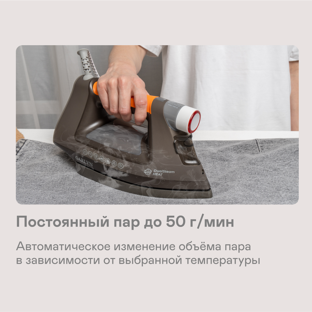 9205712 Утюг GARLYN GT-500 Pro серый STDN-0056430 - Вид №11