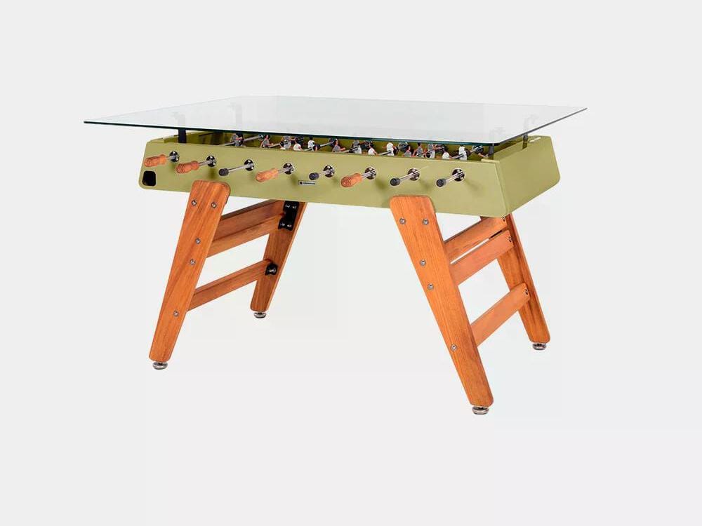 Прямоугольный обеденный стол из стали и стекла RS Barcelona RS3 WOOD ARCH-00114353 - Вид №15