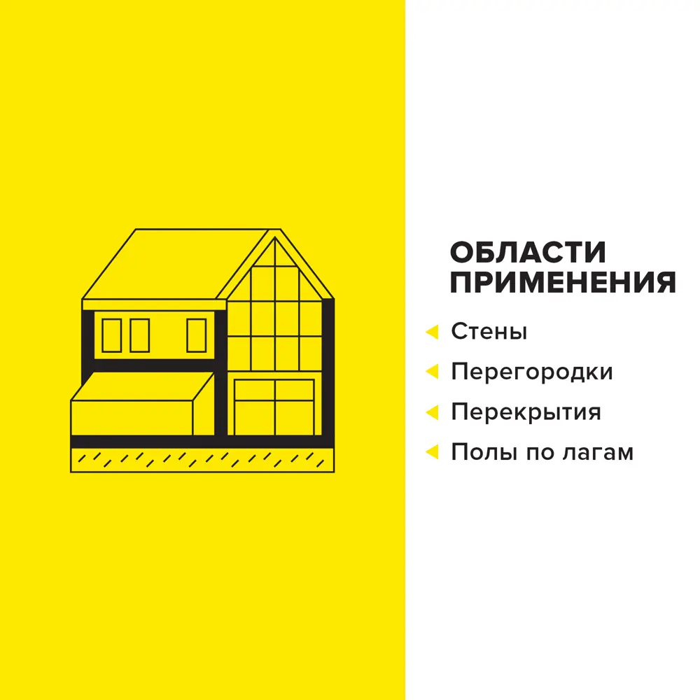 Утеплитель Технониколь Универсал 50 мм 15 шт 600x1200 мм 10.8 м² 50% компрессии 89364488 STLM-2055147  - Вид №6