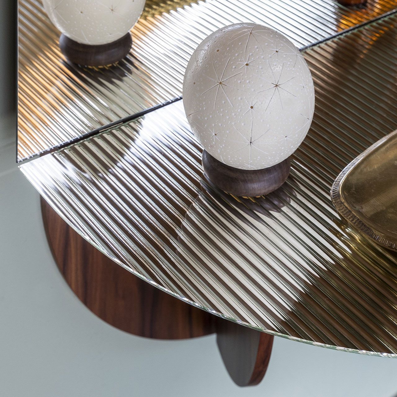 Настенное круглое зеркало с полкой Mogg BRAME ARCH-00013169 - Вид №3