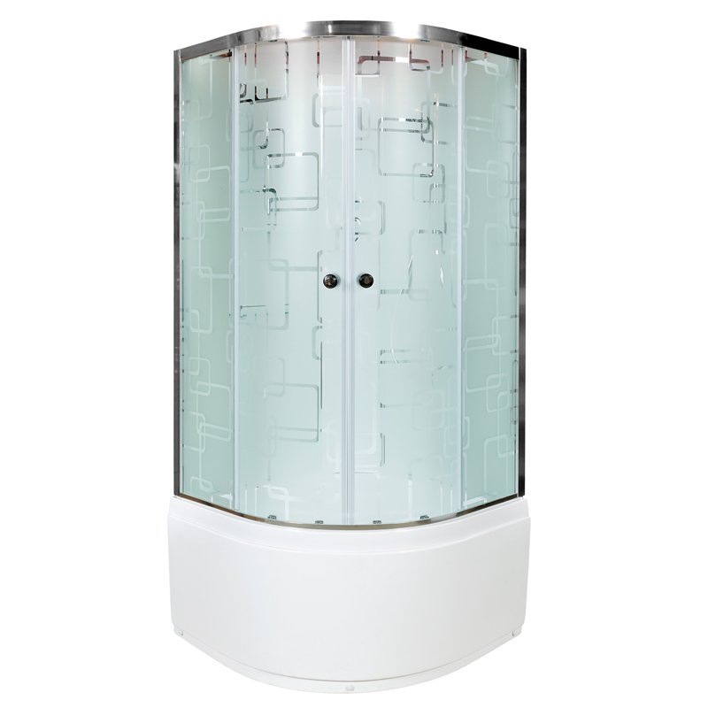 L 909 N с гидромассажем Душевая кабина DETO Серия L ЕМ4510 N (без крыши) - Вид №18