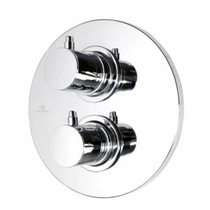 BASIC - Термостат скрытого монтажа 1-ходовой 1/2 '' с восковым термостатическим элементом. Расход 25 л / мин. при 3 бар. Встроенный обратный клапан. Остановка безопасности при 38ºC.  Basic NOKEN 100059730  CHROME