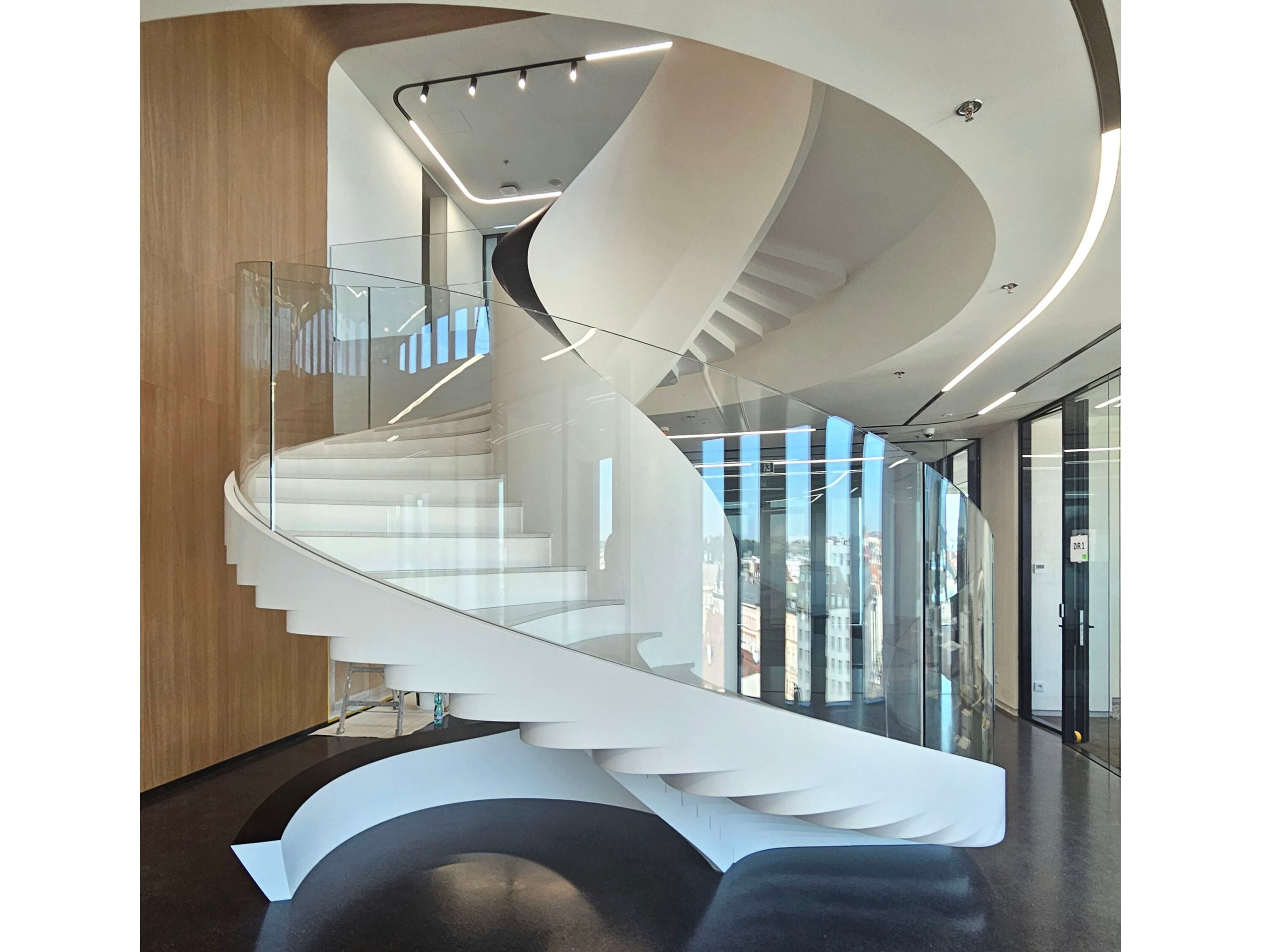 Винтовая лестница Corian® AMOSDESIGN PENTA MASARYCKA ARCH-00148157