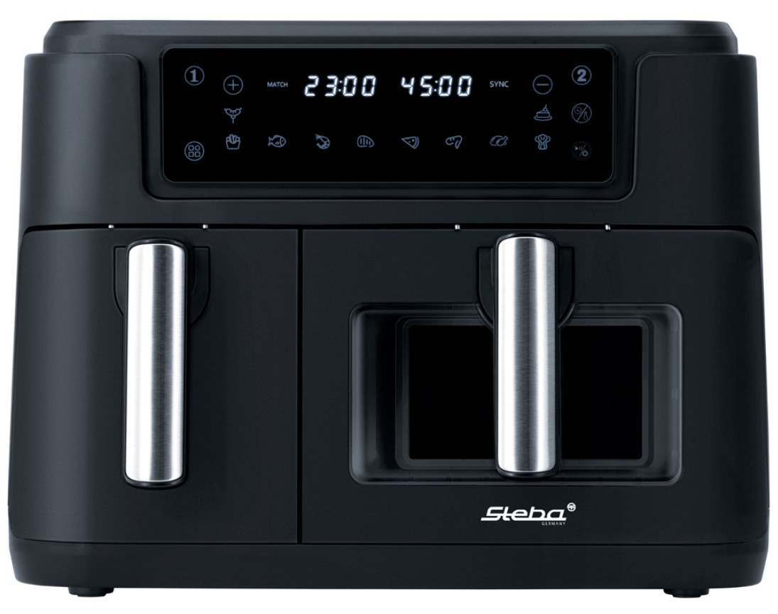9209337 Аэрогриль Steba HF 9500 DUO черный STDN-0080391 - Вид №1