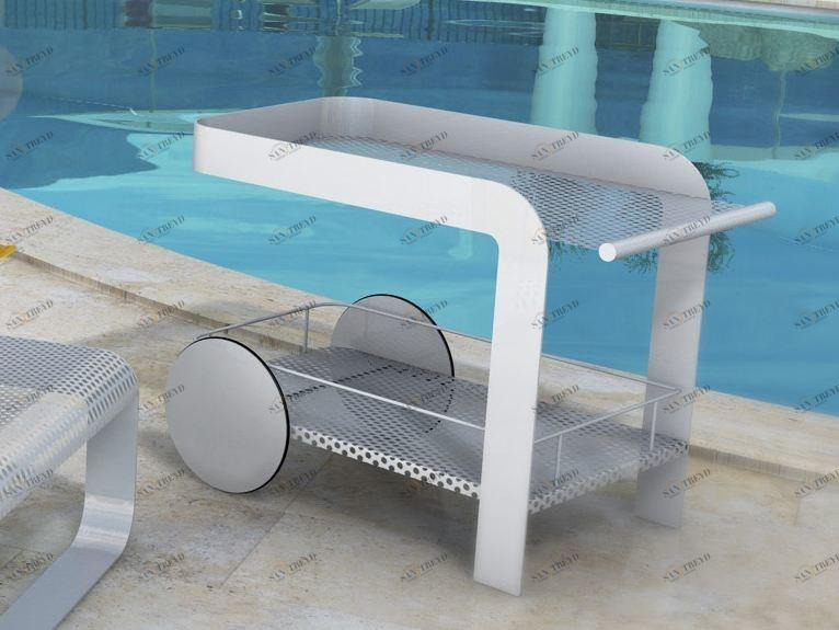 GARDA DESIGN Тележка для пищевых продуктов из листового металла Pool system sun-id-1392206