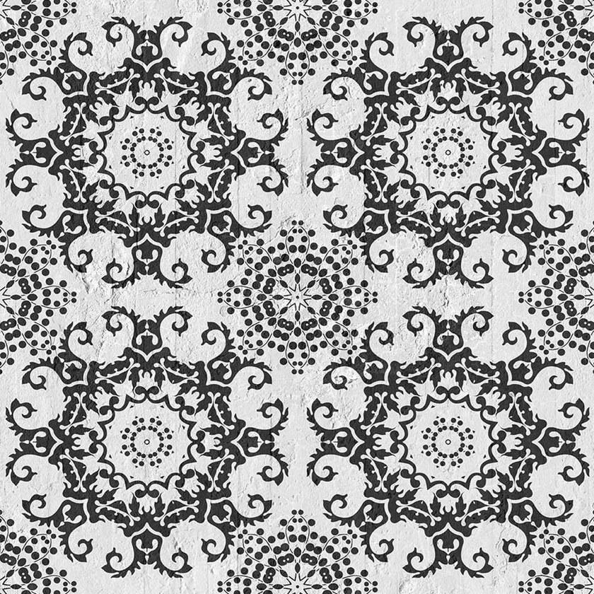 Mineheart Однополосные обои дамаст на флизелиновой бумаге Geometric sun-id-1470693 - Вид №2