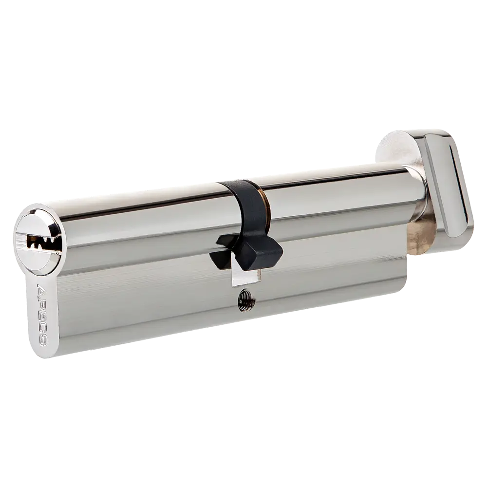 Цилиндр Apecs SM-130-C-NI, 65x65 мм, ключ/вертушка, цвет никель ЦИЛИНДР APECS SM-130-C-NI КЛ-ВЕРТ STLM-2160855