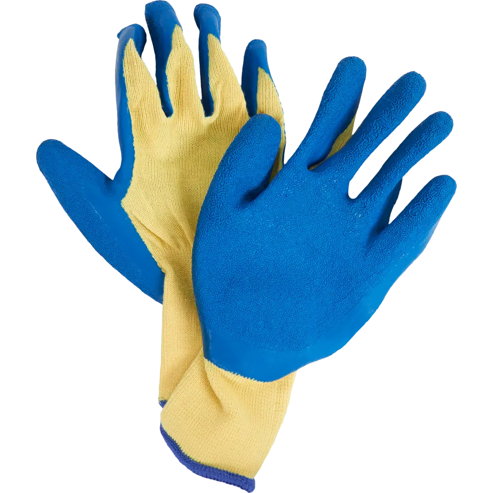 Перчатки садовые рифлёные, размер 10 BRIGADIER STLM-2207350