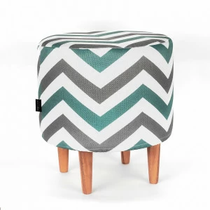 Пуфик круглый на ножках Willy ARBEN DECOR MAGIC WILLY 00-3833288 Белый;серый;разноцветный