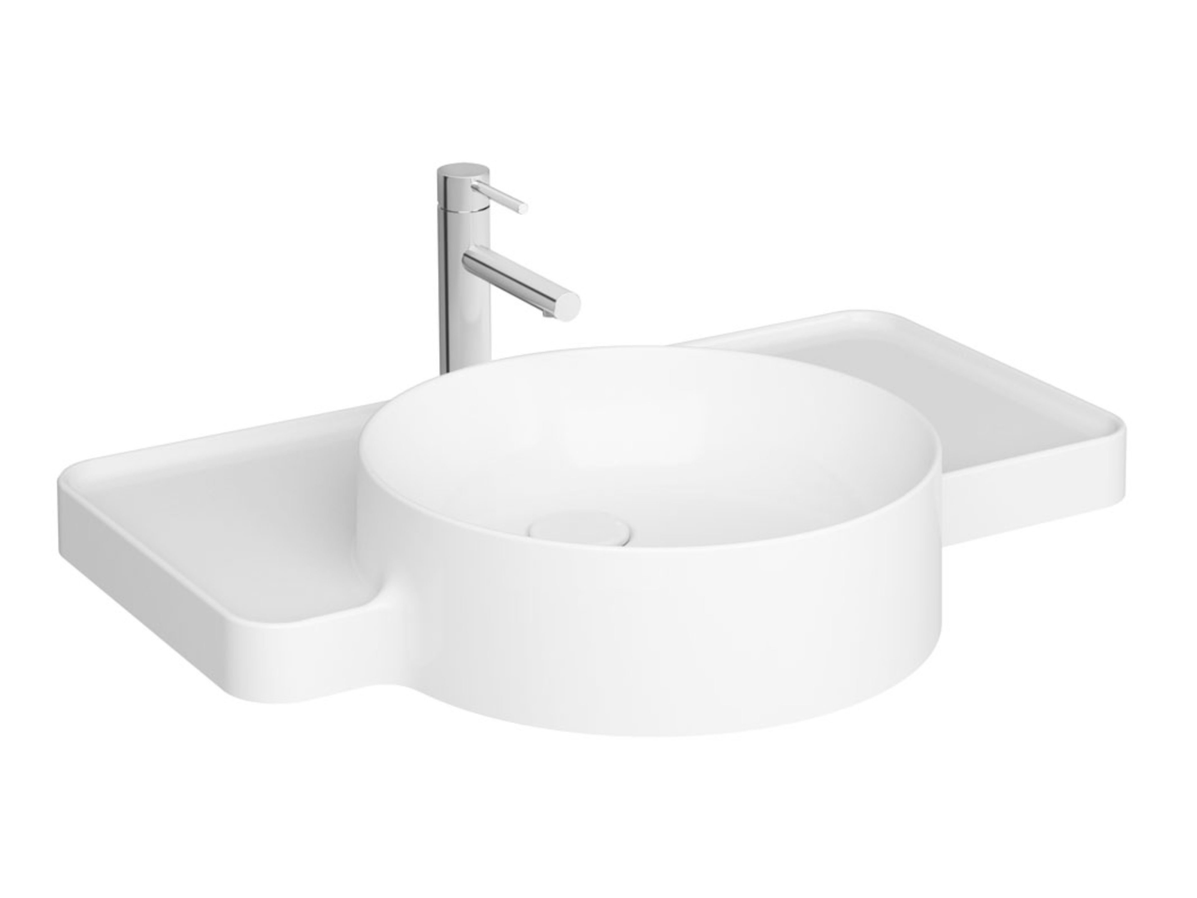 Керамический одиночный подвесной умывальник VitrA Bathrooms Voyage ARCH-00137067