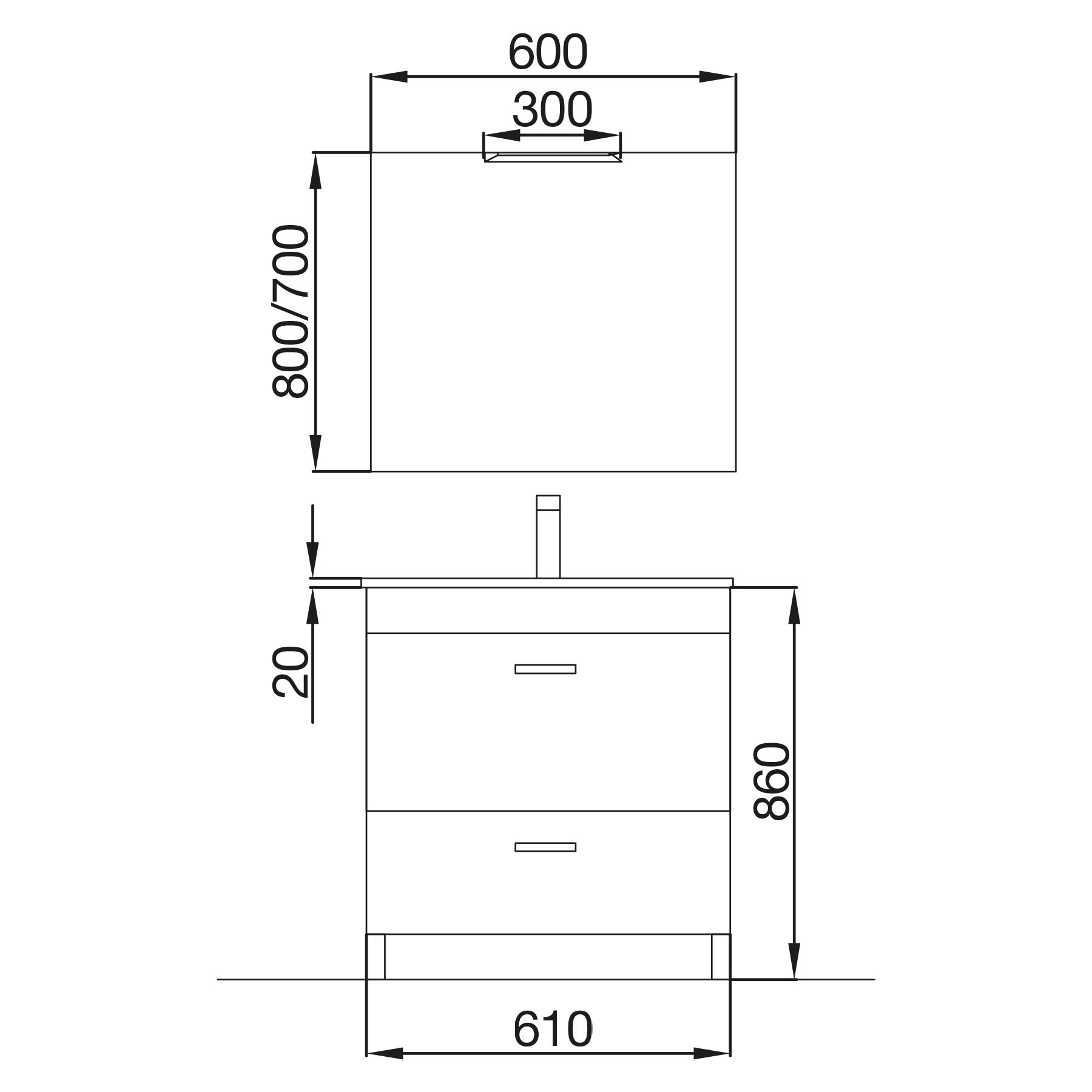 85154 SALGAR Комплект мебели для ванной ALMAGRO 600 ETERNITY OAK + Раковина + Зеркало + Свет Робл Вечность - Вид №1