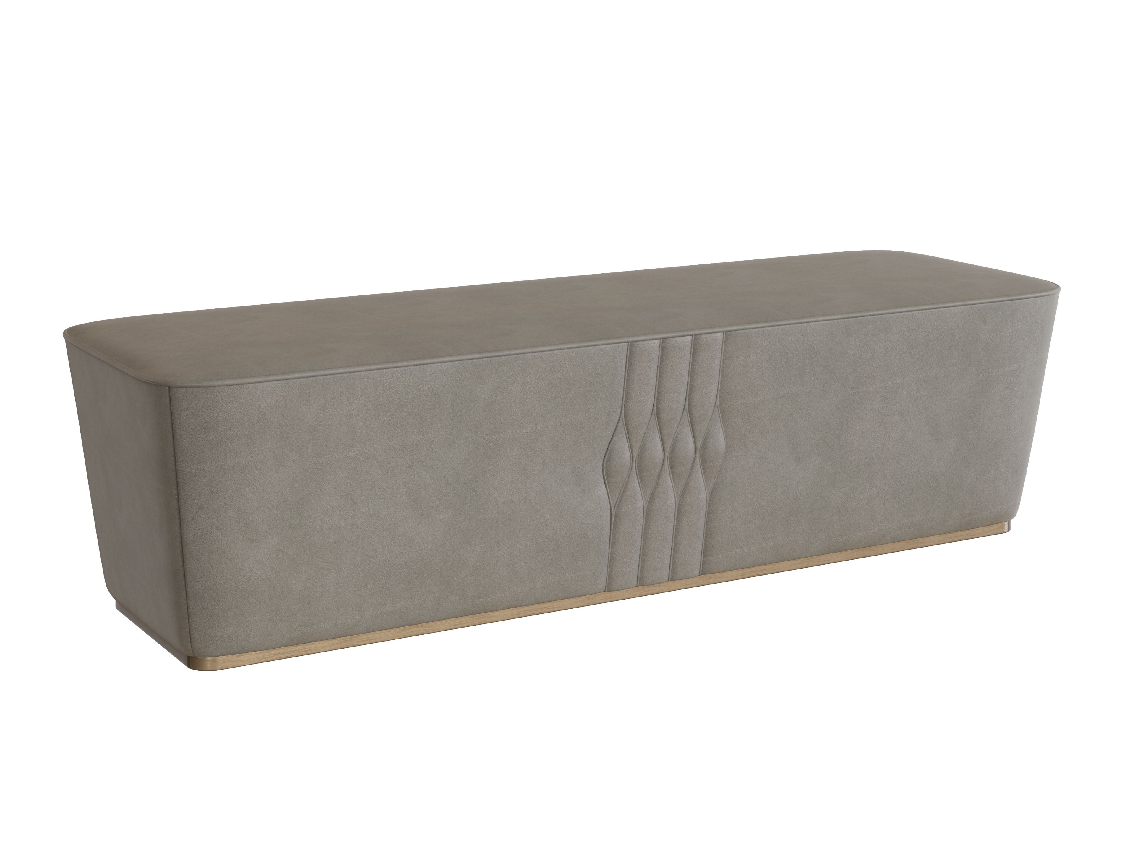 Кожаная мягкая скамья Modenese Luxury Interiors LUXURY MODERN ARCH-00067510