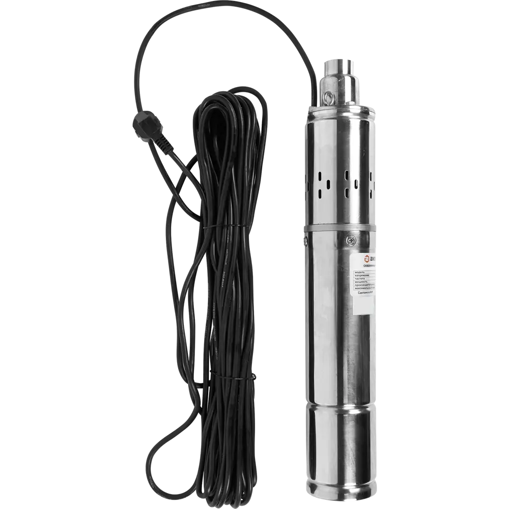 Насос садовый скважинный Вихрь СН-90В, высота подъема 90 м, 1500 л/час STLM-2019916 - Вид №1