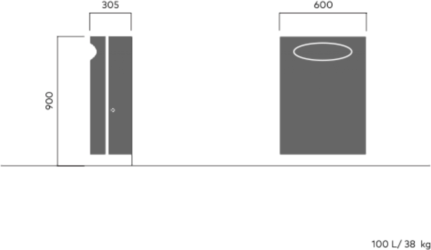 VESTRE Урна из оцинкованной стали с крышкой для улицы Urban sun-id-1420351 - Вид №20
