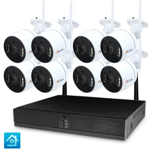 91594456 Комплект видеонаблюдения Ps-Link KIT-N308W30-W WI FI 3 Мп 8 камер STLM-1534661