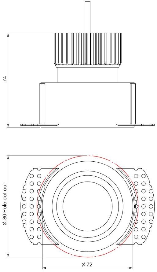 Astro Lighting Круглый встраиваемый точечный светильник из стали  1248010  - Вид №5