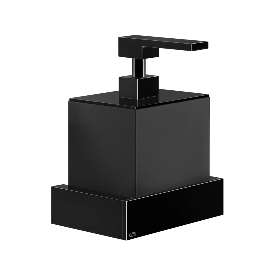 Держатель дозатора мыла 20814 706 Gessi Inverso ЧЕРНЫЙ МЕТАЛЛ PVD 20814706