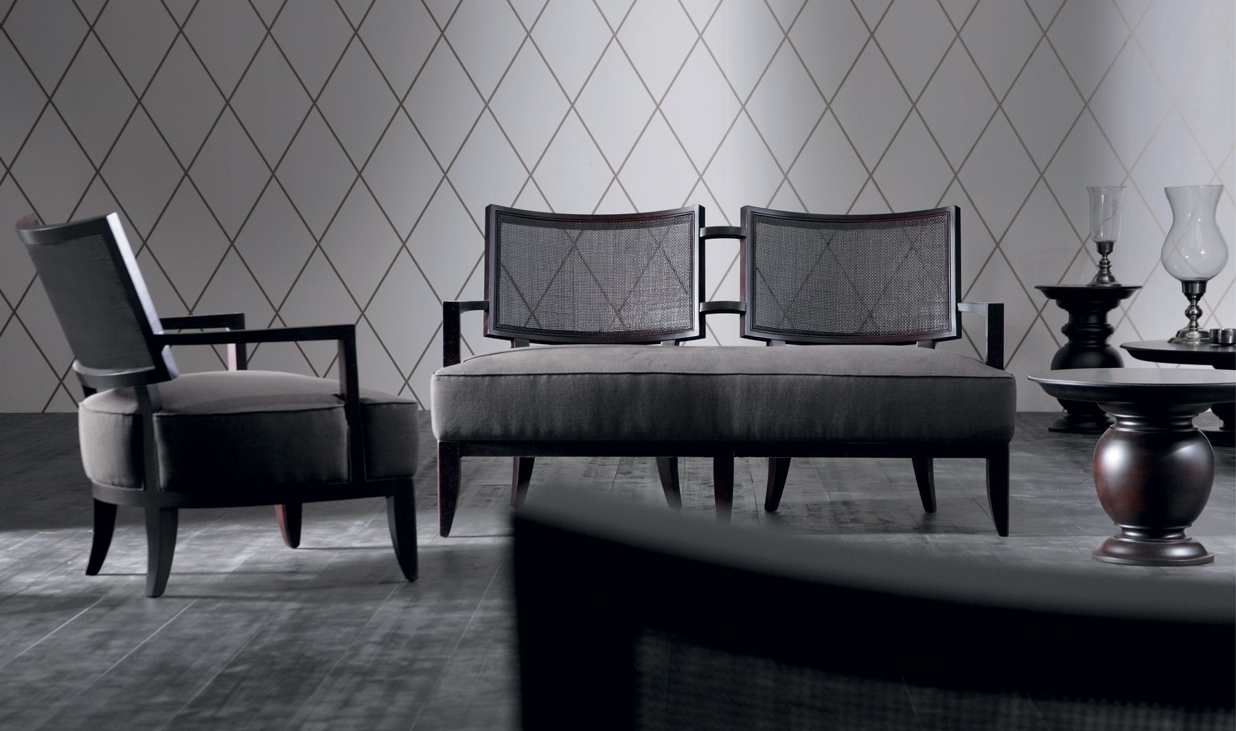 Тканевое кресло с подлокотниками OPERA CONTEMPORARY Amelia ARCH-00013992 - Вид №1