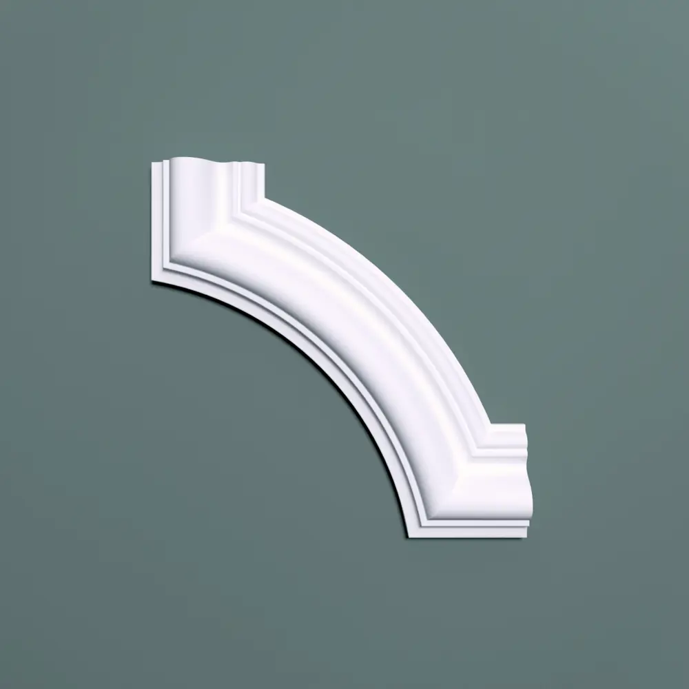 Декоративный угол для молдинга BELLO DECO М10У1 белый 75×75 мм 89381597 STLM-1575654