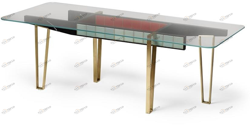 MARIONI Прямоугольный обеденный стол Joe 02903