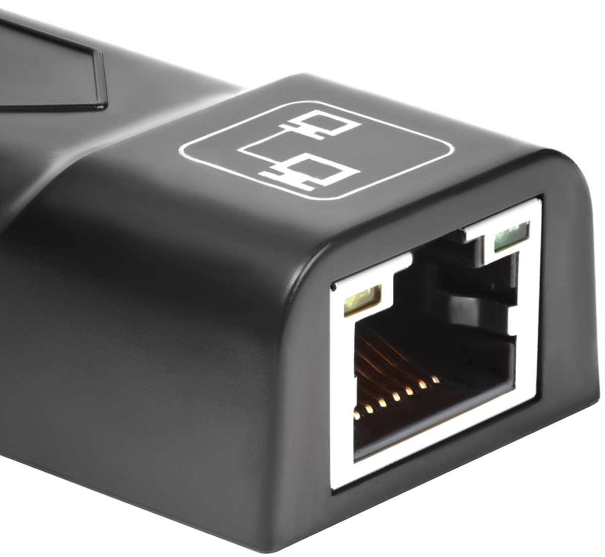 GCR-LNU202 конвертер-переходник usb 2.0 -> lan rj-45 giga ethernet card адаптер серия greenline Greenconnect Santreyd  - Вид №2