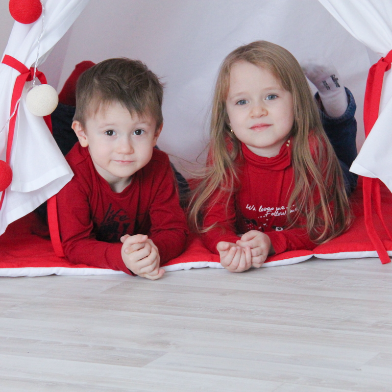 Вигвам для детей Simple Red VAMVIGVAM SIMPLE RED 281526 Белый;красный Santreyd  - Вид №5