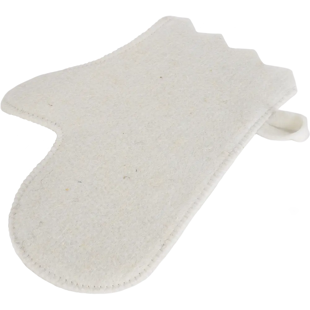 Банная рукавица ГЛАВБАНЯ из натурального войлока для безопасного пара 13667939 STLM-0967020