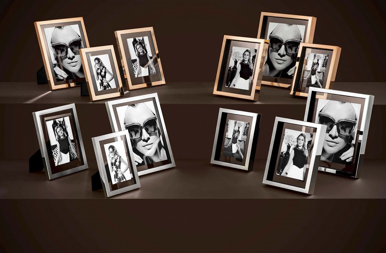 Рамка для фотографий 27х21,5 розовое золото Picture Frame Mulholland L EICHHOLTZ  00-3882211 Золото  - Вид №1