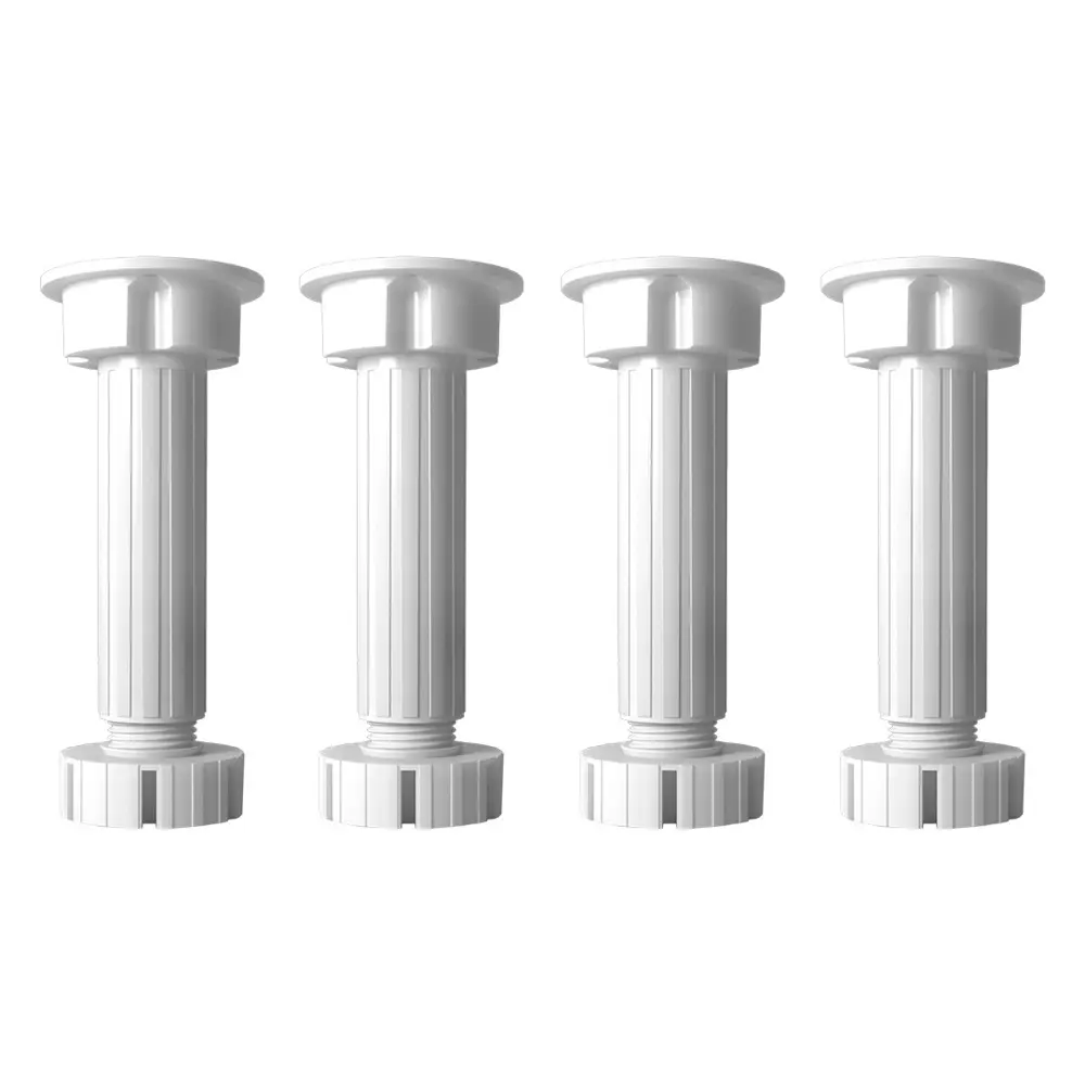 Lemax prof Круглые мебельные ножки 120 мм белые, набор 4 шт 89392601 STLM-1377736