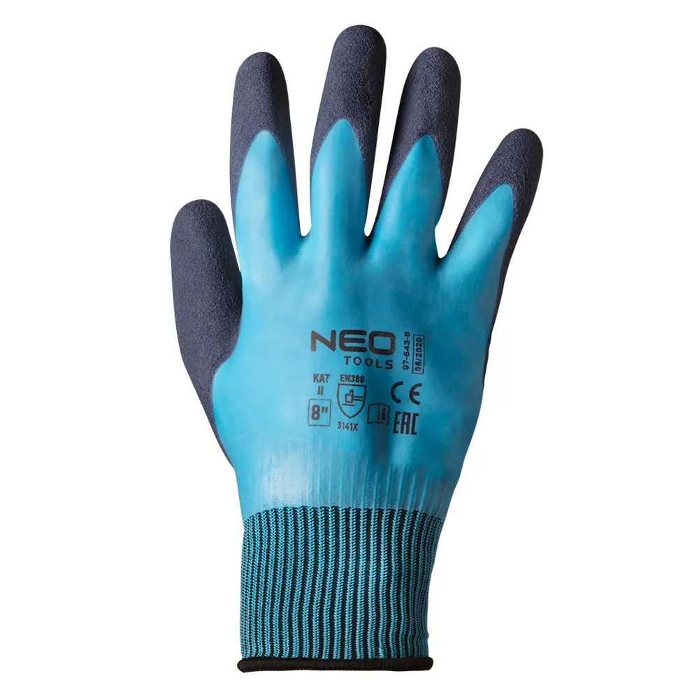 Перчатки полиэстеровые обливные Neo размер 9/L 97-643 Neò STLM-2089329 - Вид №1