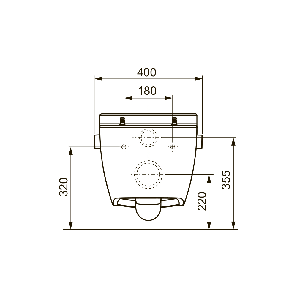 K440403.WC2 Комплекты из инсталляций, панелей смыва и унитазов one Tece  - Вид №6
