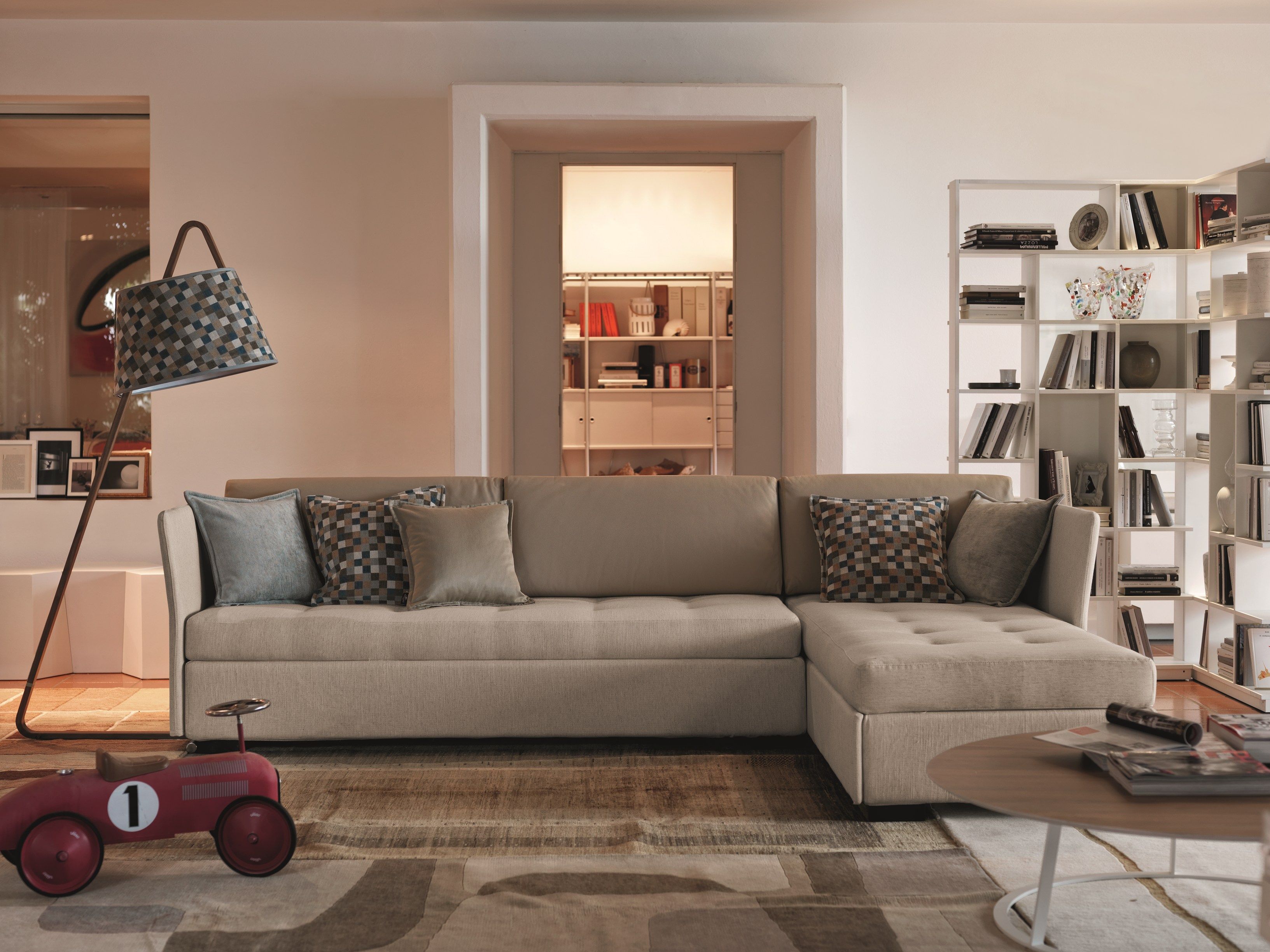 Одноместный диван-кровать из ткани Casamania & Horm Фиджи ARCH-00148964 - Вид №5