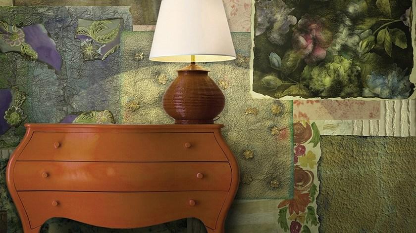 GLAMORA Виниловые обои с цветочными мотивами Stripes & squares sun-id-1470579 - Вид №1